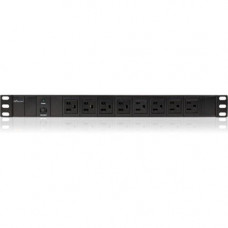 Istarusa Claypower 8 Outlets Power Distribution Unit - NEMA 5-15P - 8 x NEMA 5-15R - Horizontal/Vertical CP-PD108
