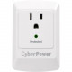 CyberPower CSB100W Essential 1-Outlet Surge Suppressor Wall Tap - Plain Brown Boxes - 1 x NEMA 5-15R - 900J - 125V AC Input CSB100W