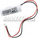 Dantona Battery - For Emergency Lighting - Battery Rechargeable - AA - 1.2 V DC - 900 mAh - Nickel Cadmium (NiCd) - 1 / Pack CUSTOM-332