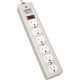 Tripp Lite Waber Surge Protector Strip 6 outlet 6&#39;&#39; Cord 1050 Joules - Receptacles: 6 x NEMA 5-15R - 1050J DG206