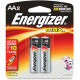 Energizer MAX Alkaline AA Batteries, 2 Pack - For Multipurpose - AA - 1.5 V DC - Alkaline - 2 / Pack - TAA Compliance E91BP2