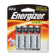 Energizer MAX Alkaline AA Batteries, 8 Pack - For Multipurpose - AA - 1.5 V DC - Alkaline - 8 / Pack E91MP-8