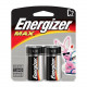 Energizer MAX Alkaline C Batteries, 2 Pack - For Multipurpose - C - 1.5 V DC - 8350 mAh - Alkaline - 2 / Pack - TAA Compliance E93BP-2
