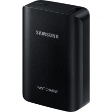 Samsung Fast Charge Battery Pack (5.1A), Black - For Smartphone, Tablet PC, USB Device - Lithium Ion (Li-Ion) - 5100 mAh - 2 A - 5 V DC Output - 5 V AC Input - 2 x - Black EB-PG930BBUGUS