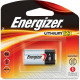 Energizer 123 Batteries, 1 Pack - For Camera - 3 V DC - 1300 mAh - Lithium (Li) - TAA Compliance EL123APBP