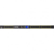 Eaton ePDU G3 Metered Input 21U-A; 3.84 KW; IN: L6-20P/C20 16A 1P OUT: 18XC13:2XC19 - 18 x IEC 60320 C13, 2 x IEC 60320 C19 - 120 V AC, 230 V AC - 3840 W - Network (RJ-45) - 21U - Rack Mount EMI103-10