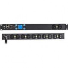 Eaton ePDU Metered EMIT02-10 12-Outlet PDU - NEMA L5-20P - 12 x NEMA 5-20R - 120 V AC - 1920 W - Network (RJ-45) - 1U - Horizontal - TAA Compliance EMIT02-10