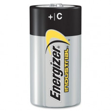 Energizer Industrial Alkaline C Batteries - For Multipurpose - C - 1.5 V DC - 8350 mAh - Alkaline - 12 / Box - TAA Compliance EN93