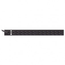 Eaton ePDU Basic 12-Outlets 1.44kW PDU - Basic - 12 x NEMA 5-15R - 120 V AC - 1440 W - 1U - Horizontal - Rack Mount EPBZ86