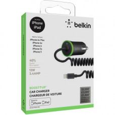 Belkin Auto Adapter - 12 V DC Input - 5 V DC/2.40 A Output F8J114BT04-BLK