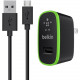 Belkin Universal Home Charger with Micro USB ChargeSync Cable (10 Watt/ 2.1 Amp) - 5 V DC/2.10 A Output F8M667TT04-BLU