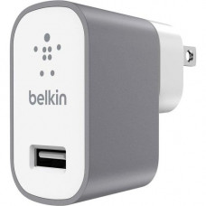 Belkin MIXIT&uarr;Metallic Home Charger - 5 V DC Output Voltage - 2.40 A Output Current F8M731DQGRY