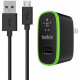 Belkin Universal Home Charger with Micro USB ChargeSync Cable (12 Watt/ 2.4 Amp) - 5 V DC/2.40 A Output F8M886TT04-BLK
