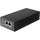 Edimax IEEE 802.3bt Gigabit 60W PoE++ Injector - 54 V DC, 1.67 A Output - 1 Gigabit Ethernet Input Port(s) - 1 Gigabit PoE Output Port(s) - 60 W GP-102IT