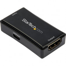 Startech.Com 45ft / 14m HDMI Signal Booster - 4K 60Hz - USB Powered - HDMI Inline Repeater & Amplifier - 7.1 Audio Support (HDBOOST4K2) - Amplify 4K HDMI signal and extend it 45 ft. using certified HDMI cables. - Support for 4K 60Hz at up to 45 ft. aw