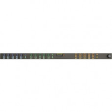 Vertiv Co Geist MN01X9W1-30L138-6PS15D0A10-S 30-Outlets PDU - Basic - IEC 60309 3P+E 60A - 30 x U-Lock IEC 60320 C13 - 230 V AC - 0U - Vertical - Rack Mount - Rack-mountable - TAA Compliance I10048L