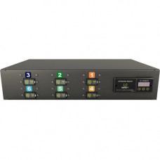 Vertiv Co Geist MN01DDR1-15P3B8-6PS15B0H10-S 15-Outlets PDU - Metered - IEC 60309 3P+E 60A - 3 x U-Lock IEC 60320 C13, 12 x U-Lock IEC 60320 C19 - 230 V AC - 2U - Horizontal - Rack Mount - Rack-mountable - TAA Compliance I10072L