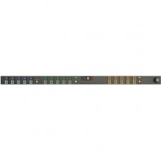 Vertiv Co Geist MN01D9W1-30L138-6PS15D0A10-S 30-Outlets PDU - Metered - IEC 60309 3P+E 60A - 30 x U-Lock IEC 60320 C13 - 230 V AC - 0U - Vertical - Rack Mount - Rack-mountable - TAA Compliance I10094L