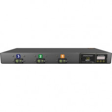 Vertiv Co Geist MN01D1R1-06L198-4CS15A0H10-S 6-Outlets PDU - Metered - 3P+E CA - 6 x U-Lock IEC 60320 C19 - 230 V AC - 1U - Horizontal - Rack Mount - Rack-mountable - TAA Compliance I10120L