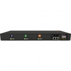 Vertiv Co Geist MN02E1R1-06L198-3TL15A0H10-S 6-Outlets PDU - Monitored - NEMA L15-30P - 6 x U-Lock IEC 60320 C19 - 230 V AC - Network (RJ-45) - 1U - Horizontal - Rack Mount - Rack-mountable - TAA Compliance I20207L