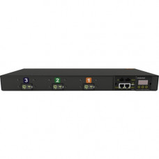 Vertiv Co Geist MN02E1R1-06L198-4CS15A0H10-S 6-Outlets PDU - Monitored - 3P+E CA - 6 x U-Lock IEC 60320 C19 - 230 V AC - Network (RJ-45) - 1U - Horizontal - Rack Mount - Rack-mountable - TAA Compliance I20210L