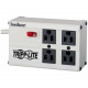 Tripp Lite Isobar Ultra Surge 4 outlet 6&#39;&#39; Cord Metal Housing 3330 Joules - Receptacles: 4 x NEMA 5-15R - 3330J - TAA Compliance IBAR4