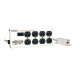 Tripp Lite Isobar Surge Protector Strip Metal 8 Outlet 12&#39;&#39; Cord 3840 Joules - Receptacles: 8 x NEMA 5-15R - 2350J IBAR8-15RM