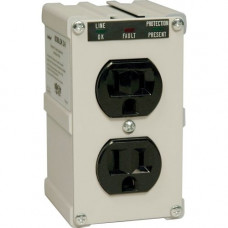 Tripp Lite Isobar Surge Protector Wallmount Direct Plug In 2 Outlet 1410 J - Receptacles: 2 x NEMA 5-15R - 1410J - TAA Compliance ISOBLOK2-0