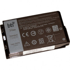 Battery Technology BTI Battery - For Notebook - Battery Rechargeable - 4473 mAh - 34 Wh - 7.6 V DC J7HTX-BTI