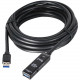 SIIG USB 3.0 Active Repeater Cable - 15M - RoHS, TAA Compliance JU-CB0711-S1