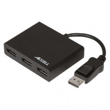 Accell DisplayPort 1.2 to 3 DisplayPort Multi-Display MST Hub - Audio Line In K088B-002B