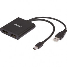 Accell Mini DisplayPort 1.2 to 2 DisplayPort Multi-Display MST Hub - 268 MHz - 148.50 MHz to 268 MHz - Serial Port K088B-005B