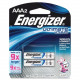 Energizer Ultimate Lithium AAA Batteries, 2 Pack - For Multipurpose - AAA - 1.5 V DC - Lithium (Li) - 2 / Pack - TAA Compliance L92BP-2