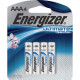 Energizer Ultimate Lithium Battery - For General Purpose - AAA - 1.5 V DC - 1250 mAh - Lithium Iron Disulfide (Li-FeS2) - 4 / Pack L92SBP-4