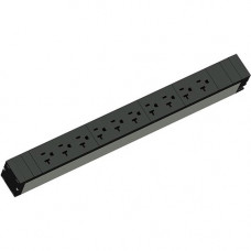 Legrand Rack PDU, Basic, 1U, 24A, 208V, (10) C13, L6-30P Cord - Basic - NEMA L5-20P - 10 x NEMA 5-20R - 1U - Rack Mount - Rack-mountable LP-21211