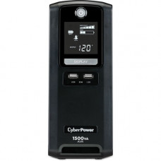 CyberPower LX1500GU Battery Backup UPS Systems - 1500VA/900W, 120 VAC, NEMA 5-15P, Mini-Tower, 10 Outlets, LCD, PowerPanel&reg; Personal, $500000 CEG, 3YR Warranty LX1500GU