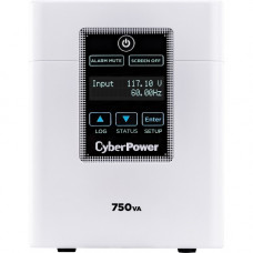 CyberPower M750L Medical Grade 750VA/600W UPS - Mini-tower - 8 Hour Recharge - 12 Minute Stand-by - 120 V AC Input - 120 V AC Output - 6 x NEMA 5-15R-HG M750L