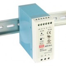 Advantech  B+B SmartWorx MeanWell MDR-60-5 Power Supply - DIN Rail - 120 V AC, 230 V AC, 370 V DC Input - 5 V DC @ 10 A Output - 50 W - 78% Efficiency MDR-60-5