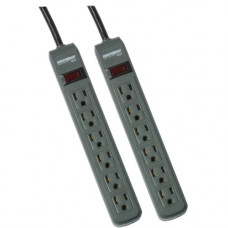 Para Systems Minuteman MMS Series 6 Outlet Surge Suppressor Twin Pack - Receptacles: 6 - 241J - Receptacles: 6 - 241J - TAA Compliance MMS362P