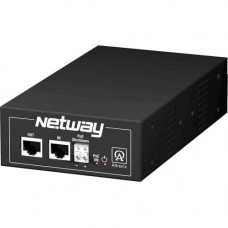 Altronix NetWay1EV Power over Ethernet Injector - 220 V AC Input - 1 10/100/1000Base-T Input Port(s) - 1 10/100/1000Base-T Output Port(s) - 85 W - TAA Compliance NETWAY1EV