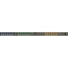 Vertiv Co Geist rPDU MN03E9W1-42PTB3-5PS56B0A10-S 42-Outlets-PDU - Monitored - 3P+N+E (IP44) - 30 x U-Lock IEC 60320 C13, 12 x U-Lock IEC 60320 C19 - 230 V AC - Network (RJ-45) - Vertical - Rack Mount - Rack-mountable - TAA Compliant NI30061L