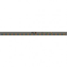 Vertiv Co Geist MNR3EHW1-48L138-4CS15A0A10-S-A 48-Outlets PDU - Monitored - 3P+E CA - 48 x U-Lock IEC 60320 C13 - 230 V AC - Network (RJ-45) - 0U - Vertical - Rack Mount - Rack-mountable - TAA Compliance NR30043L