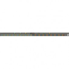 Vertiv Co Geist MNR3EHW1-48L138-5CS15A0A10-S-A 48-Outlets PDU - Monitored - 3P+E CA - 48 x U-Lock IEC 60320 C13 - 230 V AC - Network (RJ-45) - 0U - Vertical - Rack Mount - Rack-mountable - TAA Compliance NR30046L