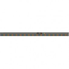 Vertiv Co Geist MNS3EHW0-48PZB3-2TL56A0A10-S-A 48-Outlets PDU - Switched - NEMA L22-20P - 36 x U-Lock IEC 60320 C13, 12 x U-Lock IEC 60320 C19 - 230 V AC - Network (RJ-45) - 0U - Vertical - Rack Mount - Rack-mountable - TAA Compliance NS30015L