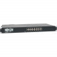 Tripp Lite 16 Port Gigabit Ethernet Switch w/ 8 Outlet PDU - 8 x NEMA 5-15R - 1.44 kVA - Network (RJ-45) - 1UHorizontal Rackmount - RoHS, TAA Compliance NSU-G16