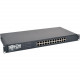 Tripp Lite 24 Port Gigabit Ethernet Switch w/ 12 Outlet PDU - NEMA 5-15P - 12 x NEMA 5-15R - 100 V AC, 120 V AC, 127 V AC - 1.44 kVA - Network (RJ-45) - 1U Horizontal Rackmount - RoHS, TAA Compliance NSU-G24