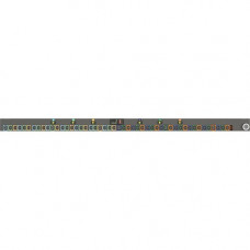 Vertiv Co Geist MNR3EHW1-48MI18-5CS15A0A10-S-A 48-Outlets PDU - Monitored - 3P+E CA - 42 x U-Lock IEC 60320 C13, 6 x U-Lock IEC 60320 C19 - 230 V AC - Network (RJ-45) - 0U - Vertical - Rack Mount - Rack-mountable - TAA Compliance NR30047L