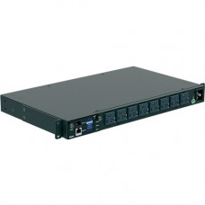 Panduit P08E15M Horizontal Intelligent Power Distribution Unit - Monitored/Switched - NEMA 5-20P - 8 x NEMA 5-20R - 120 V AC - 1U - Horizontal - Rack Mount - Rack-mountable - TAA Compliance P08E15M