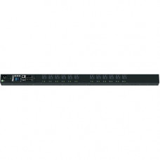 Panduit P12E20M Horizontal Intelligent Power Distribution Unit - Monitored/Switched - NEMA 5-15P - 12 x NEMA 5-20R - 120 V AC - 0U - Horizontal - Rack Mount - Rack-mountable - TAA Compliance P12E20M