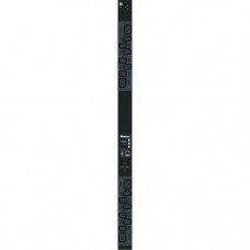 Panduit SmartZone G5 Intelligent 16-Outlets PDU - Monitored/Switched - NEMA L6-20P - 12 x IEC 60320 C13, 4 x IEC 60320 C19 - 208 V AC - Network (RJ-45) - 0U - Horizontal - Rack Mount - Rack-mountable P16E24M-BU3C